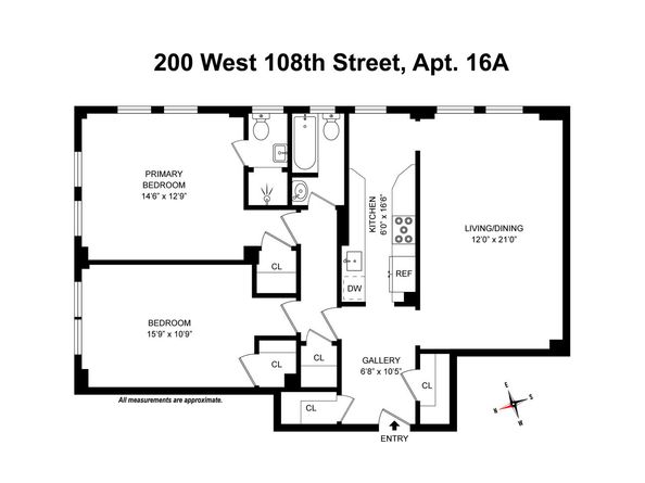 200 West 108th Street 16A, New York NY 10025