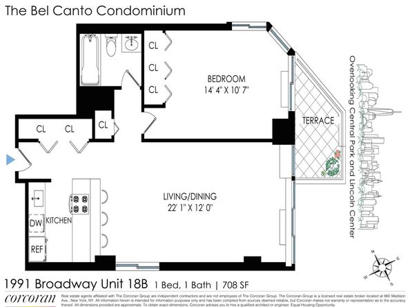 1991 Broadway 18B, New York NY 10023