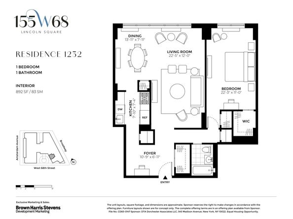 155 West 68th Street 1232, New York NY 10023