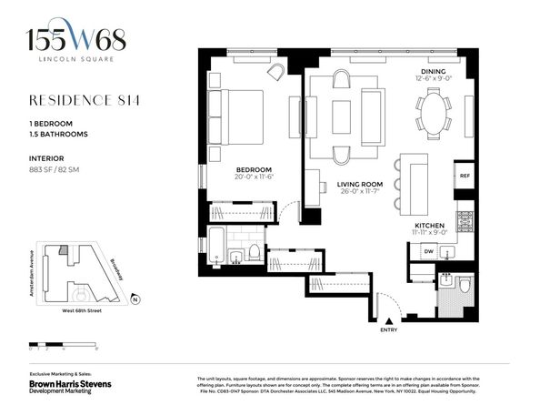 155 West 68th Street 814, New York NY 10023