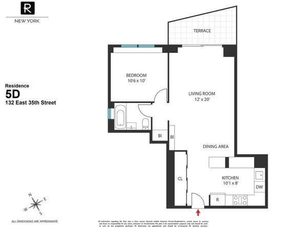 132 East 35th Street 5D, New York NY 10016