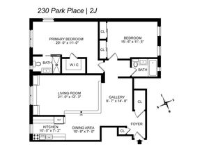 230 Park Place 2J, Brooklyn NY 11238