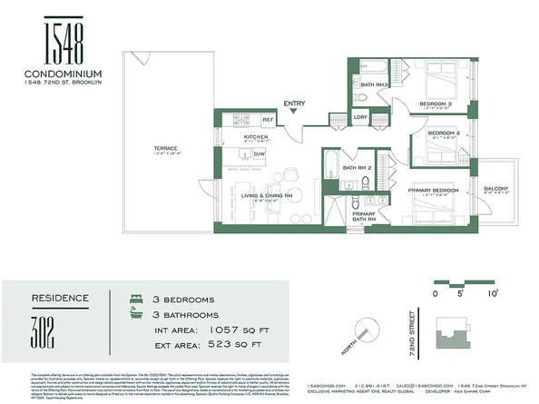 1548 72nd Street 302, Brooklyn NY 11228