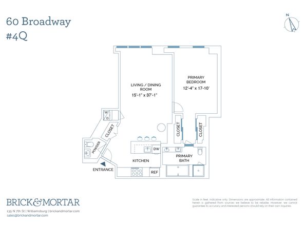 60 Broadway 4Q, Brooklyn NY 11249