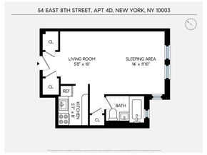54 East 8th Street 4D, New York NY 10003