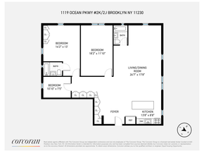 1119 Ocean Parkway 2K/2J, Brooklyn NY 11230