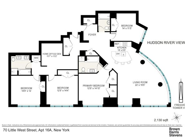 70 Little West Street 16A, New York NY 10004