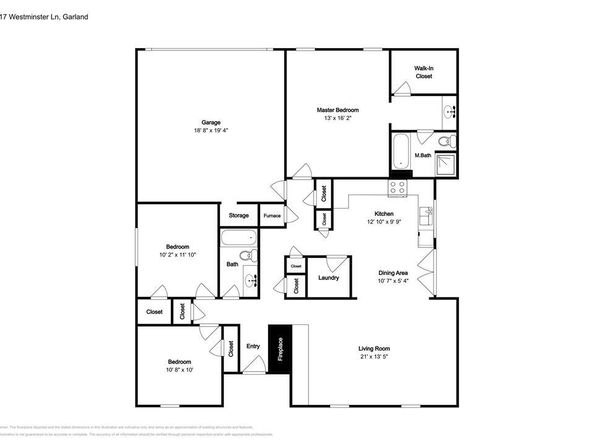 1017  Westminster Lane , Garland Texas 75040