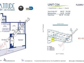 185 SW 7th St 3704, Miami FL 33130