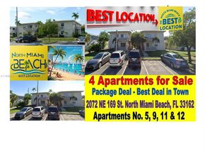 2072 NE 169th St 9, 11, 12 & 5, North Miami Beach FL 33162