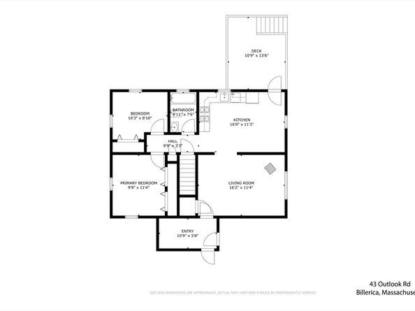 43 Outlook Rd, Billerica MA 01862