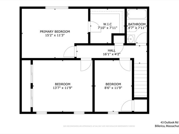 43 Outlook Rd, Billerica MA 01862