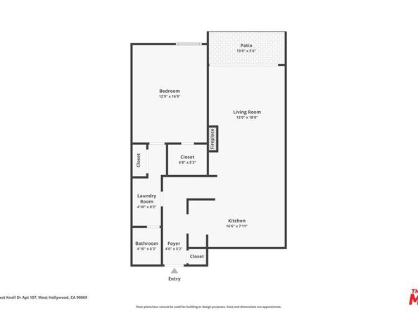 8535 W West Knoll Drive 107, West Hollywood CA 90069