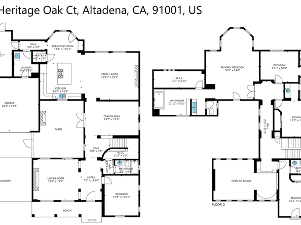 827 W Heritage Oak Court, Altadena CA 91001
