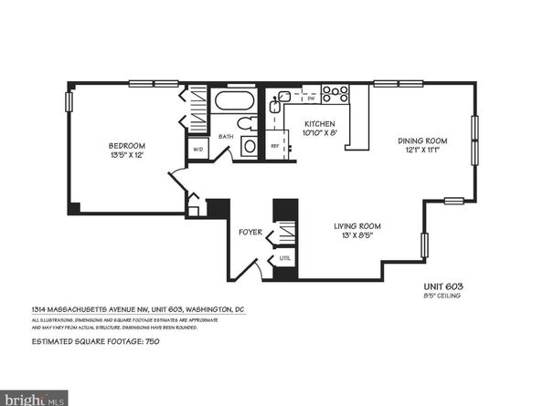 1314 Massachusetts Avenue NW 603, Washington DC 20005