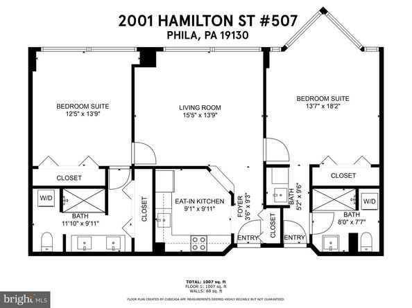 2001 Hamilton Street 507, Philadelphia PA 19130