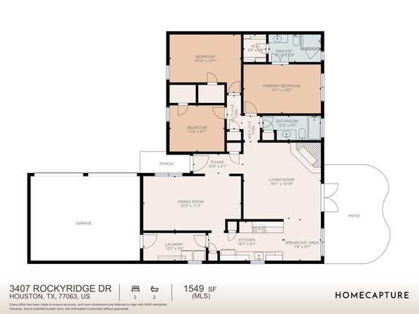 3407 Rockyridge Drive, Houston TX 77063