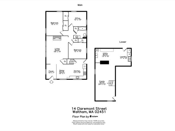 14 Claremont Street, Waltham MA 02451