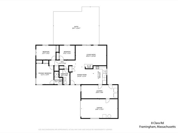 8 Clara Rd, Framingham MA 01701