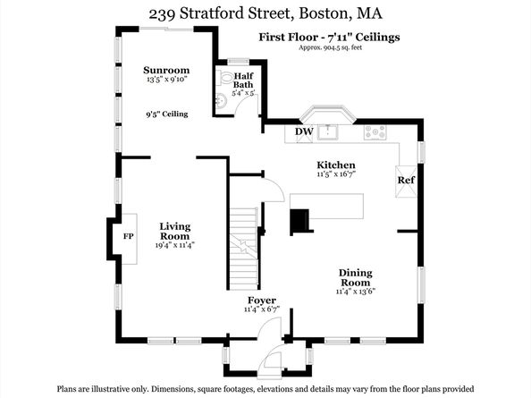 239 Stratford St., Boston MA 02132