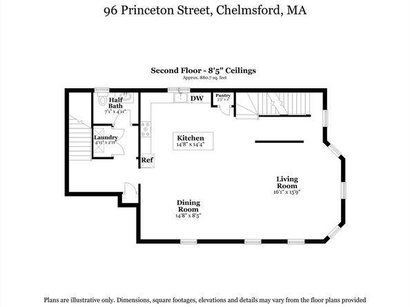 96 Princeton Street 2, Chelmsford MA 01863