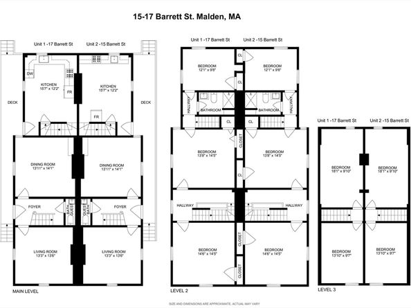15-17 Barrett St, Malden MA 02148