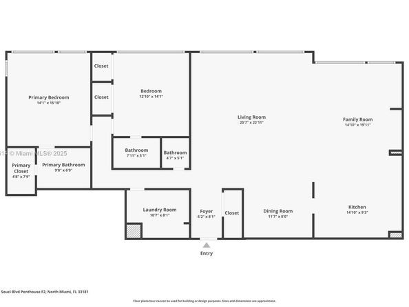 2100 Sans Souci Blvd PH F2, North Miami FL 33181