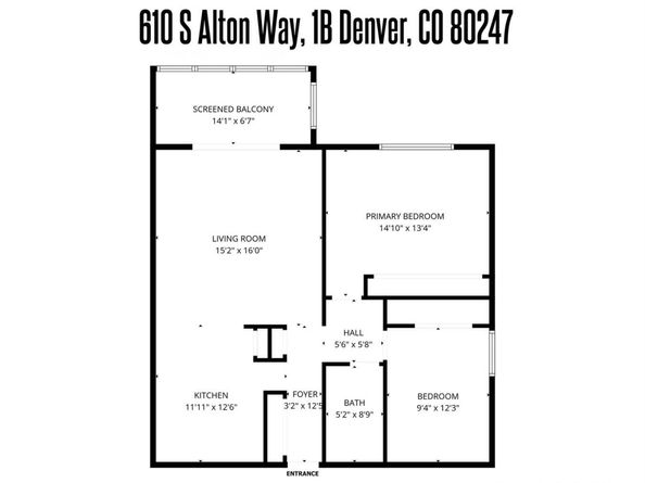 610 S Alton Way 1B, Denver CO 80247