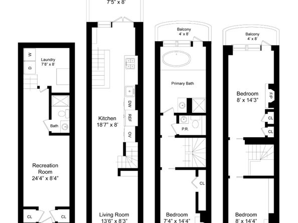 75 1/2 Bedford Street, New York NY 10014