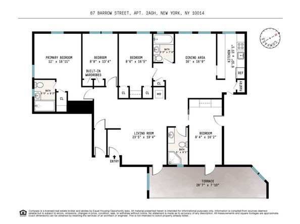 87 Barrow Street 2A, New York NY 10014