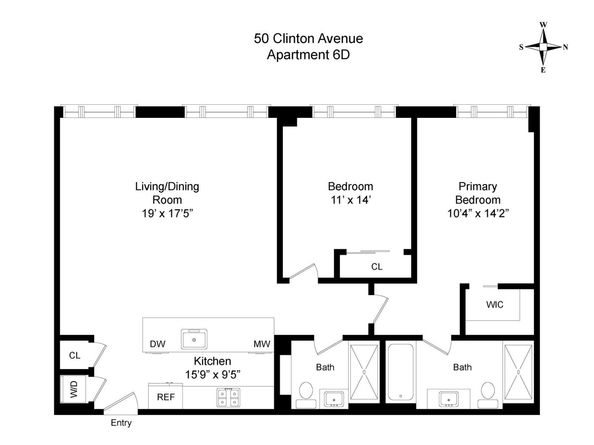 50 Clinton Street 6D, New York NY 10002