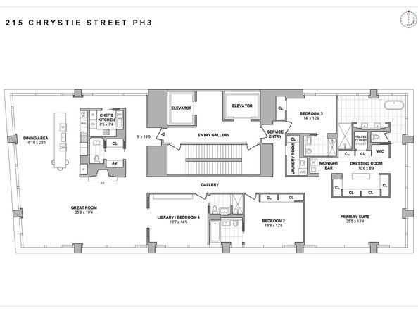 215 Chrystie Street PH3, New York NY 10002