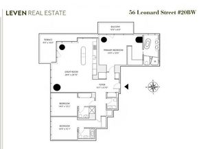 56 Leonard Street 20BW, New York NY 10013