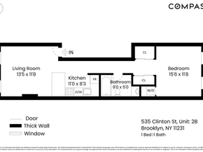 535 Clinton Street 2B, Brooklyn NY 11231