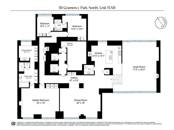 50 Gramercy Park N 15A, New York NY 10010