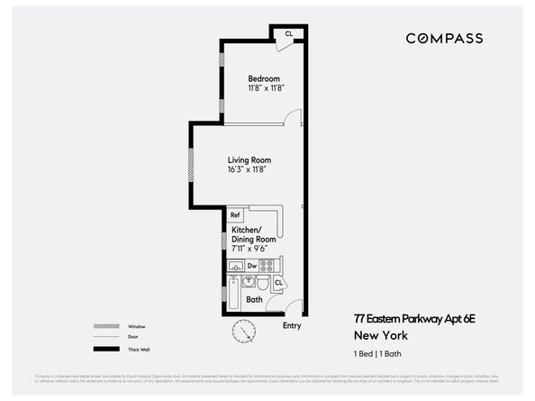 77 Eastern Parkway 5E, Brooklyn NY 11238