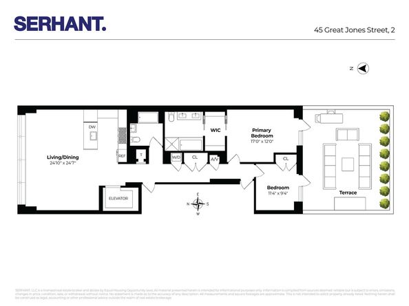 45 Great Jones Street 2, New York NY 10012