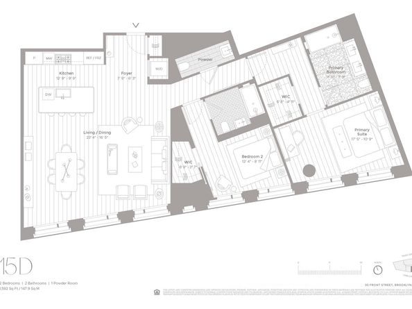 30 Front Street 15D, Brooklyn NY 11201