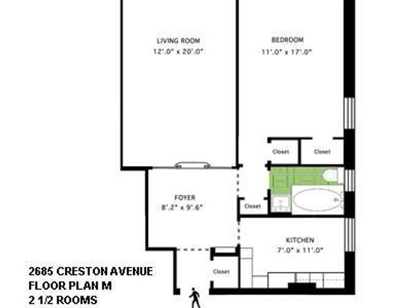 2685 Creston Avenue 1M, Bronx NY 10468