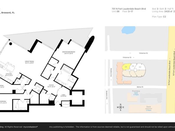 701 N Fort Lauderdale Beach Boulevard 1206, Fort Lauderdale FL 33304
