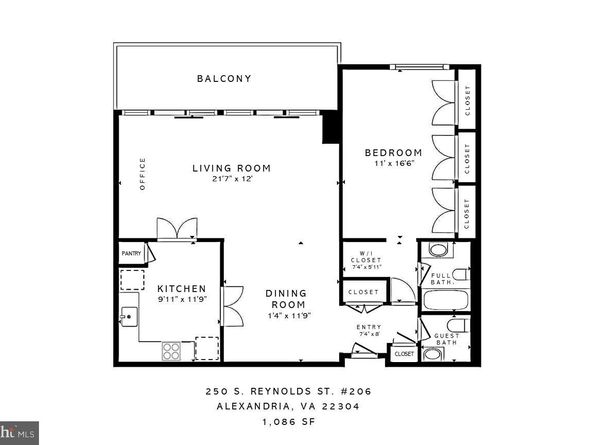 250 S Reynolds Street 206, Alexandria VA 22304