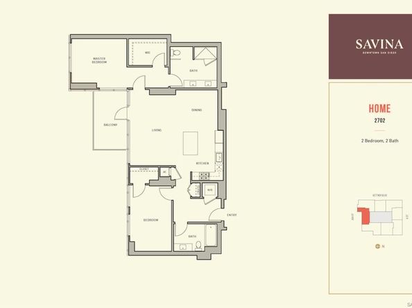 1388 Kettner Blvd 2702, San Diego CA 92101