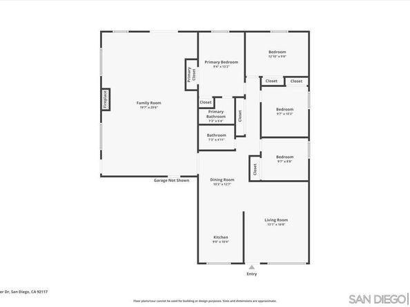 4843 Lehrer Dr, San Diego CA 92117