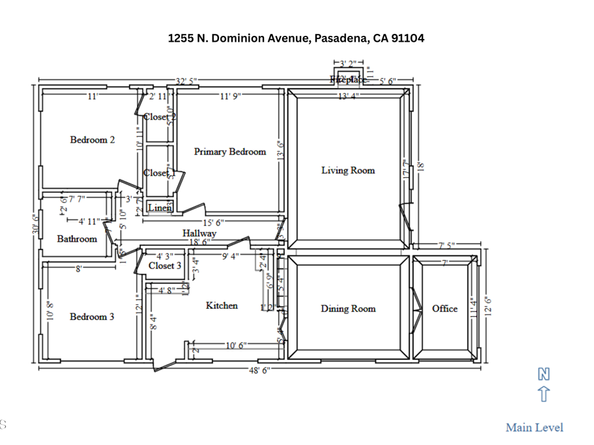 1255 N Dominion Avenue, Pasadena CA 91104