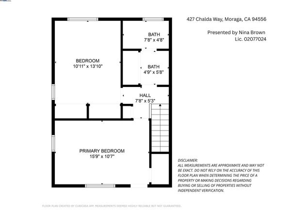 427 Chalda Wy., Moraga CA 94556