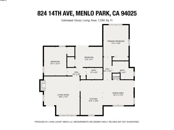 824 14th Ave, Menlo Park CA 94025