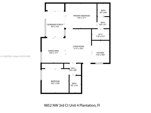 9852 NW 3rd Ct 1, Plantation FL 33324