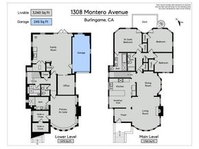 1308 Montero Avenue, Burlingame CA 94010