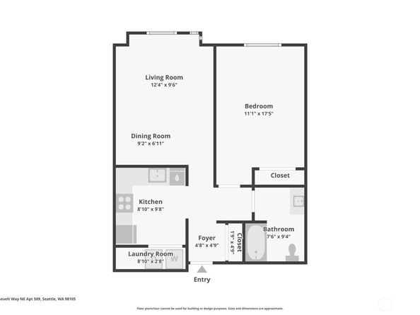 4343 Roosevelt Way NE 508, Seattle WA 98105