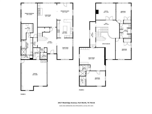 2917  Westridge Avenue , Fort Worth Texas 76116